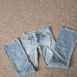 Lei y2K Bootcut Flare Jeans light wash‎ Size 30/31.5"